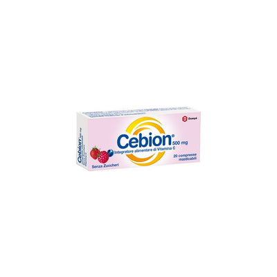 Cebion Masticabile Senza Zucchero Vitamina C 500 Mg 20 Compresse