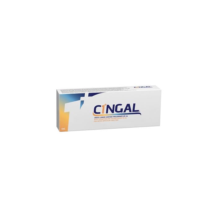 Siringa Preriempita Intra Articolare Cingal 4 Ml 22Mg/Ml Acido Reticolato Con 4,5 Mg/Ml Triamcinolone Esacetonide - Siringa Preriempita Intra Articolare Cingal 4 Ml 22Mg/Ml Acido Reticolato Con 4,5 Mg/Ml Triamcinolone Esacetonide