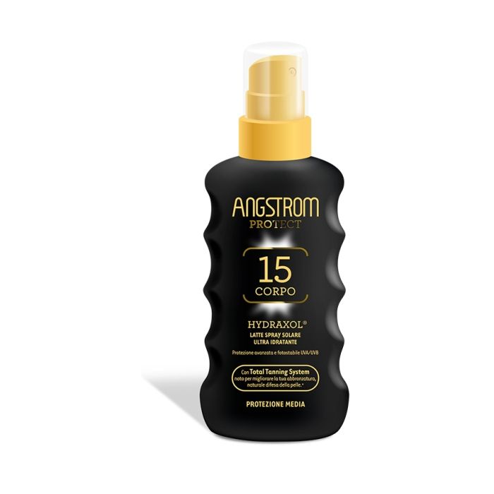 Angstrom Protect Hydraxol Latte Spray Solare Protezione 15 175 Ml - Angstrom Protect Hydraxol Latte Spray Solare Protezione 15 175 Ml