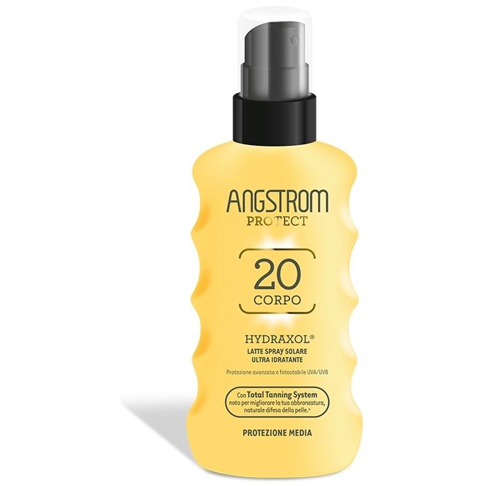 Angstrom Protect Hydraxol Latte Spray Solare Protezione 20 175 Ml - Angstrom Protect Hydraxol Latte Spray Solare Protezione 20 175 Ml