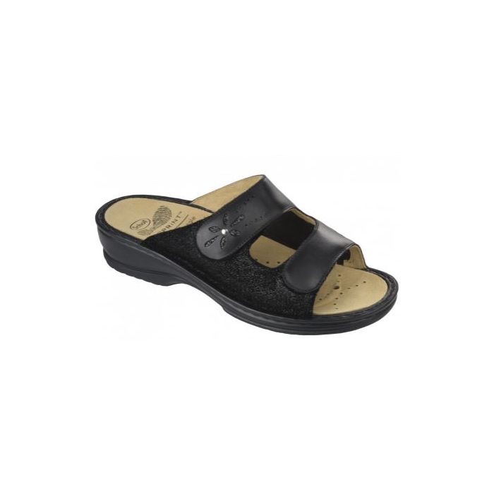 Vitalba Leather + Elasticated Womens Black 40 Collezione Ss17 1 Paio