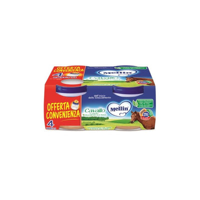 Mellin Omogeneizzato Cavallo 4 X 80 G