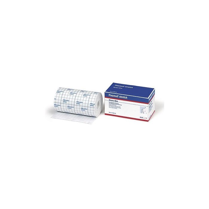 Fascia Autoadesiva Ipoallergenica Fixomull Stretch Per Fissaggio Cateteri M 5 X 5 Cm