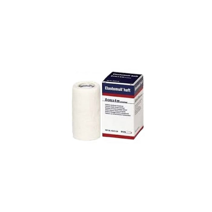 Benda Elastica Autoadesiva Elastomull Haft Compressione Forte 8X400 Cm