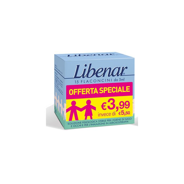 Libenar 15 Flaconcini Soluzione Isotonica 5 Ml Taglio Prezzo - Libenar 15 Flaconcini Soluzione Isotonica 5 Ml Taglio Prezzo