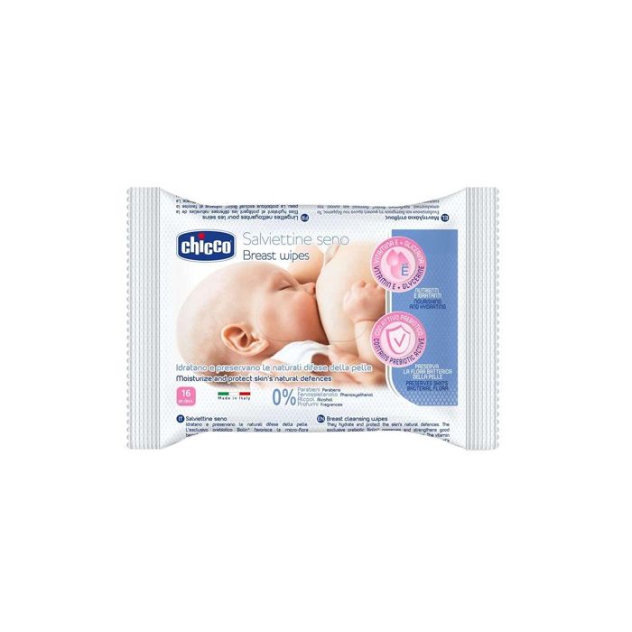 Chicco Salviette Detergenti Per Il Seno 16 Pezzi