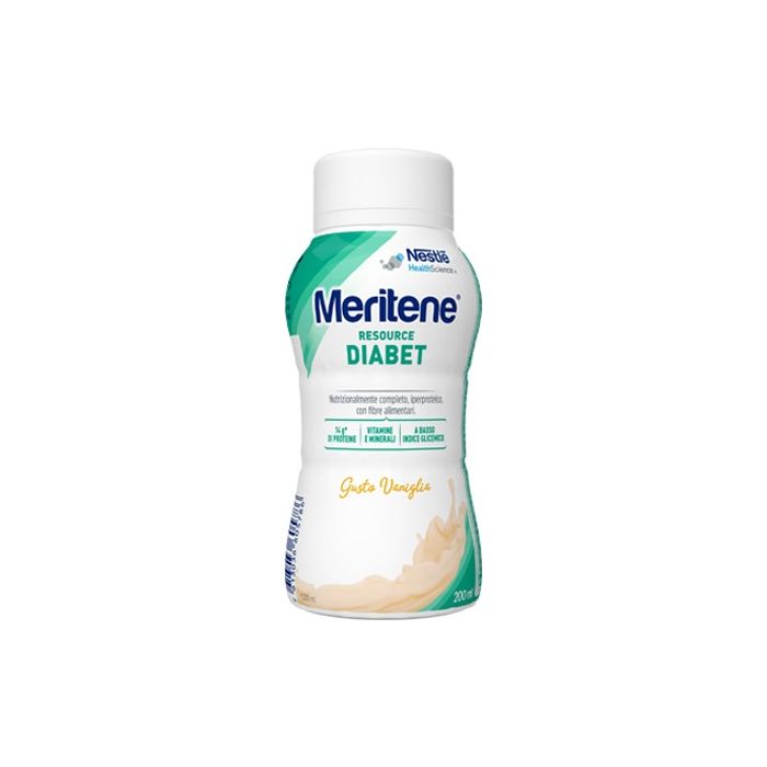 Meritene Resource Diabet Vaniglia Alimento Iperproteico 28 Vitamine E Minerali 200 Ml - Meritene Resource Diabet Vaniglia Alimento Iperproteico 28 Vitamine E Minerali 200 Ml