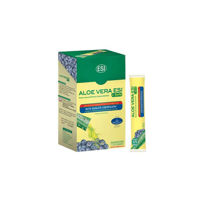 Esi Aloe Vera Succo + Forte Mirtillo 24 Pocket Drink