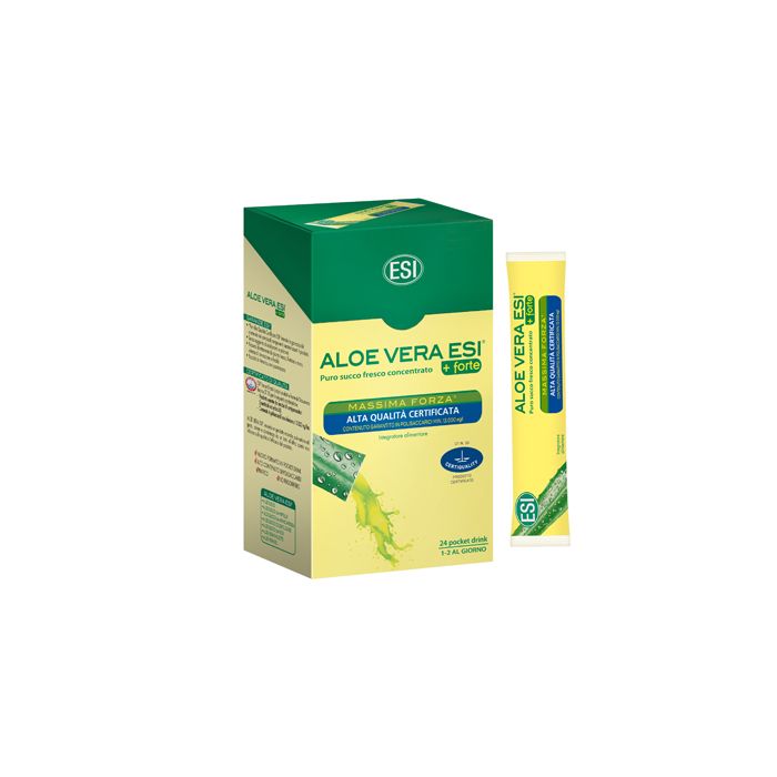 Esi Aloe Vera Succo + Forte 24 Pocket Drink