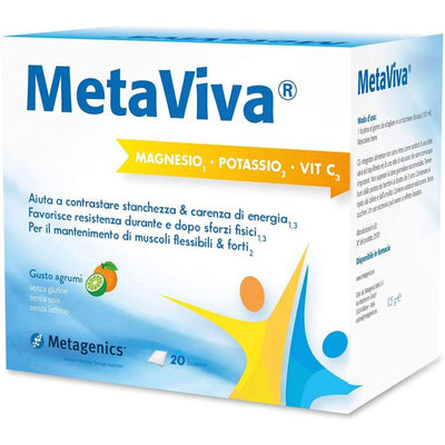 Metaviva Magnesio Potassio Vitamina C 20 Bustine
