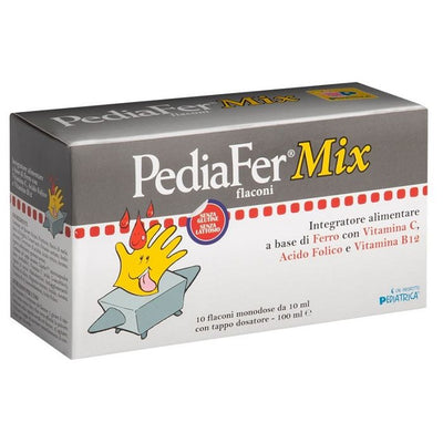 Pediafer Mix 10 Flaconi Da 10 Ml