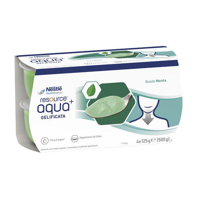 Resource Aqua Acqua Gelificata+Mint Cup 6 4X125 G