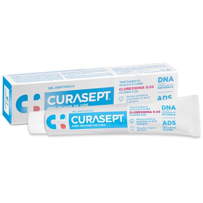 Curasept Dentifricio 0,05 75 Ml Ads+Dna - Curasept Dentifricio 0,05 75 Ml Ads+Dna