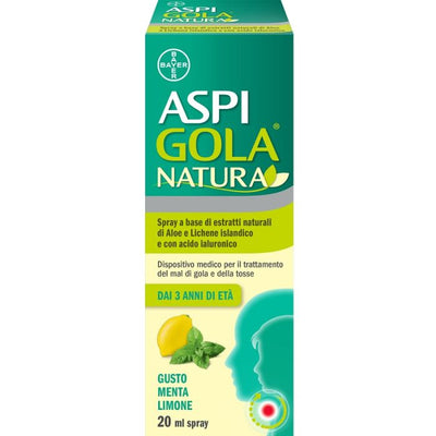 Aspi Gola Natura Spray Menta Limone 20 Ml