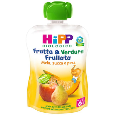 Hipp Bio Frutta &amp; Verdura Mela Pera Zucca 90 G
