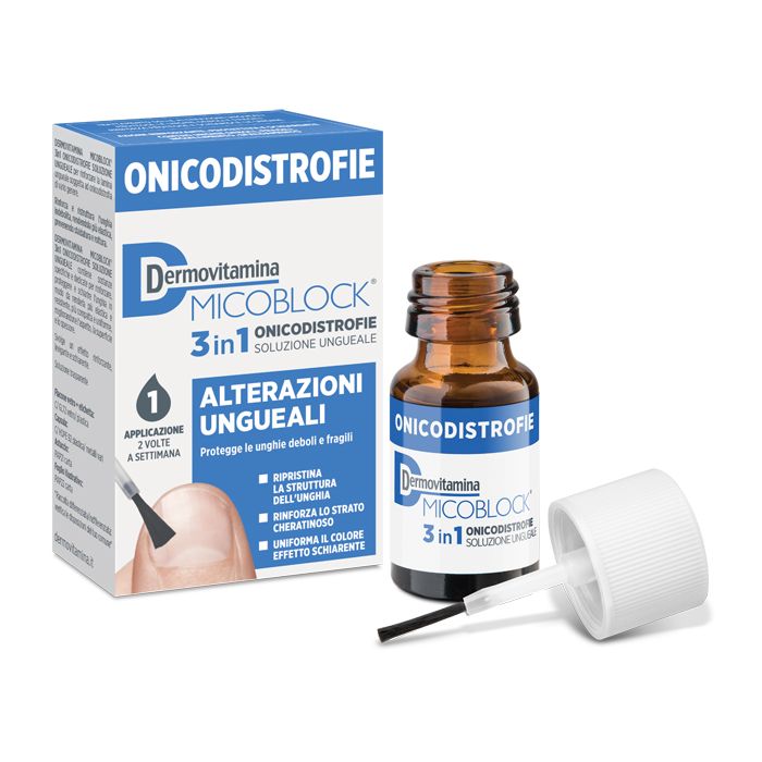 Dermovitamina Micoblock 3 In 1 Onicodistrofie Alterazioni Ungueali 7 Ml - Dermovitamina Micoblock 3 In 1 Onicodistrofie Alterazioni Ungueali 7 Ml