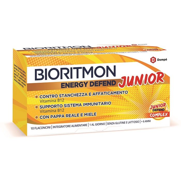Bioritmon Energy Defend Junior 10 Flaconcini 10 Ml - Bioritmon Energy Defend Junior 10 Flaconcini 10 Ml