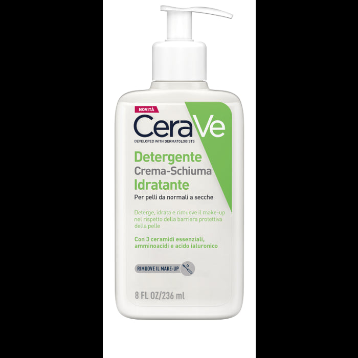 Cerave Cream To Foam Cleanser 236 Ml - Cerave Cream To Foam Cleanser 236 Ml