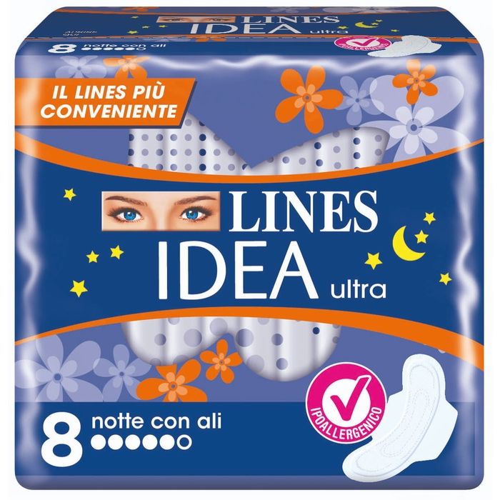 Lines Idea Ultra Notte Ali 8 Pezzi - Lines Idea Ultra Notte Ali 8 Pezzi