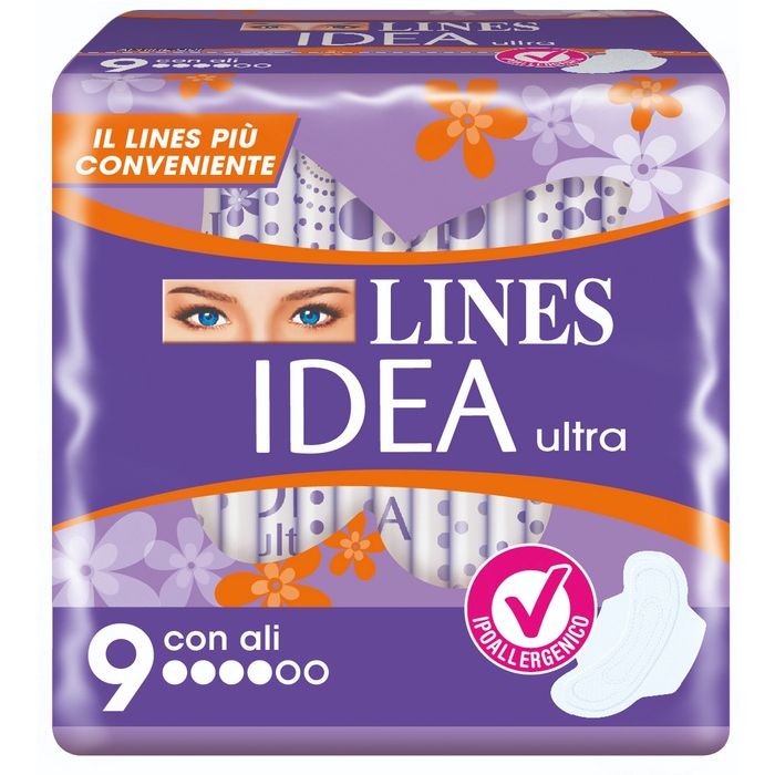 Lines Idea Ultra Giorno Ali 9 Pezzi - Lines Idea Ultra Giorno Ali 9 Pezzi