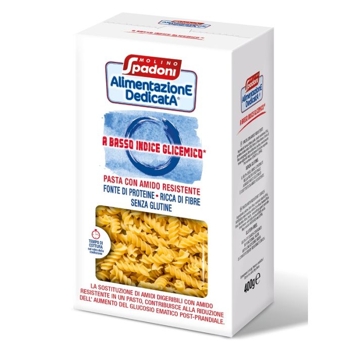 Alimentazione Dedicata Fusilli Basso Indice Glicemico Senzaglutine 400 G - Alimentazione Dedicata Fusilli Basso Indice Glicemico Senzaglutine 400 G