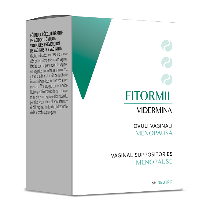 Fitormil Vidermina 10 Ovuli Vaginali Menopausa