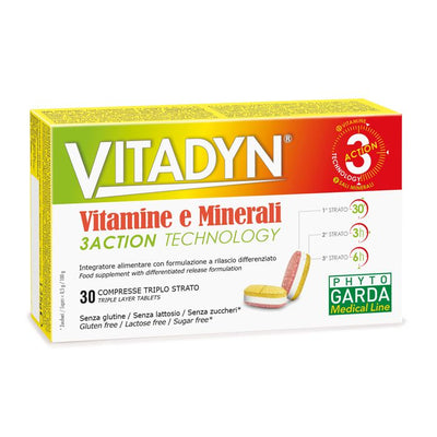 Vitadyn Vitamine/Minerali 30 Compresse Rilascio Differenziato