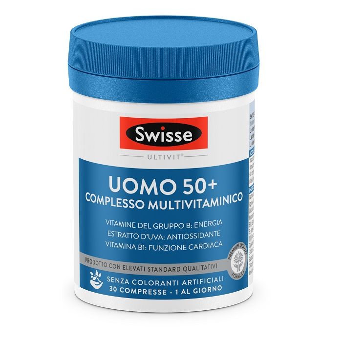 Swisse Multivitaminico Uomo 50+ 30 Compresse - Swisse Multivitaminico Uomo 50+ 30 Compresse