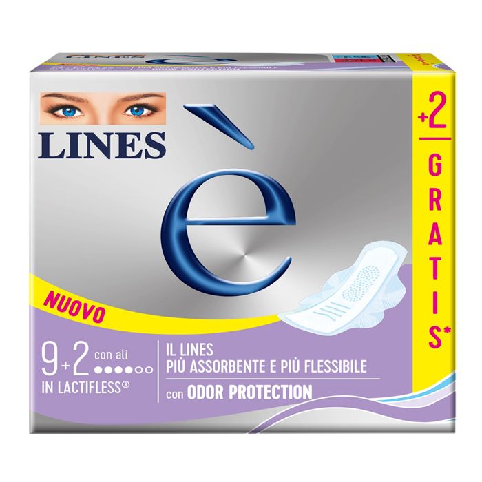 Lines E&#039; Ali Carry Pack 9 + 2 Pezzi