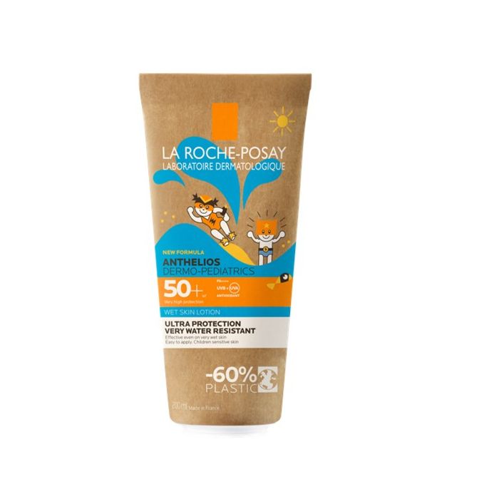 Anthelios Gel Pelle Bagnata Bambino 50+ 200 Ml Paperpack