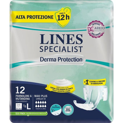 Pannolone Mutandina Lines Specialist Derm Ap L 12 Pezzi