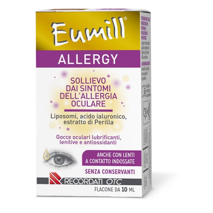 Eumill Allergy Gocce Oculari Flacone 10 Ml - Eumill Allergy Gocce Oculari Flacone 10 Ml