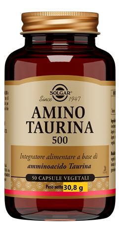 Amino Taurina 500 50 Capsule Vegetali
