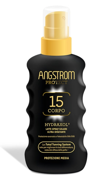 Angstrom Protect Hydraxol Latte Spray Solare Protezione 15 175 Ml - Angstrom Protect Hydraxol Latte Spray Solare Protezione 15 175 Ml