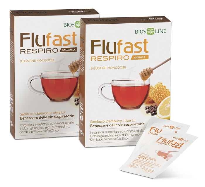 Apix Propoli Flufast Respiro Arancia 9 Buste