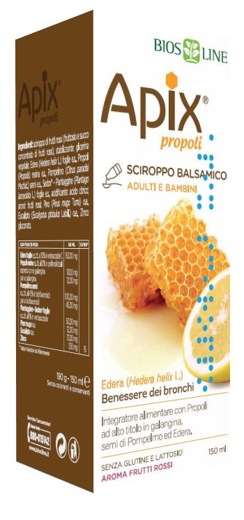 Bios Line Apix Propoli Sciroppo Balsamico Senza Conservanti 150 Ml