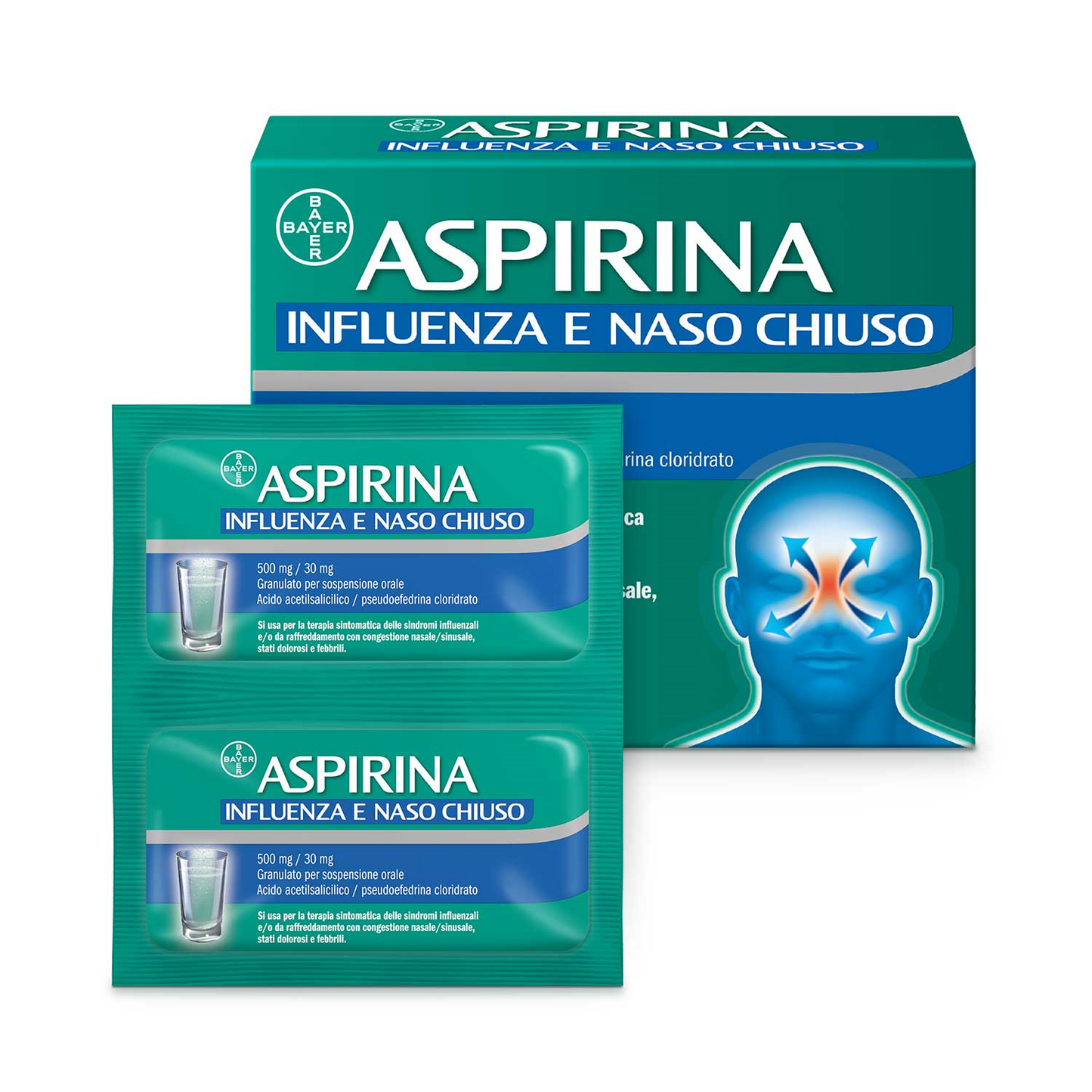 Aspirina Influenza E Naso Chiuso Decongestionante 10 BustineRALE