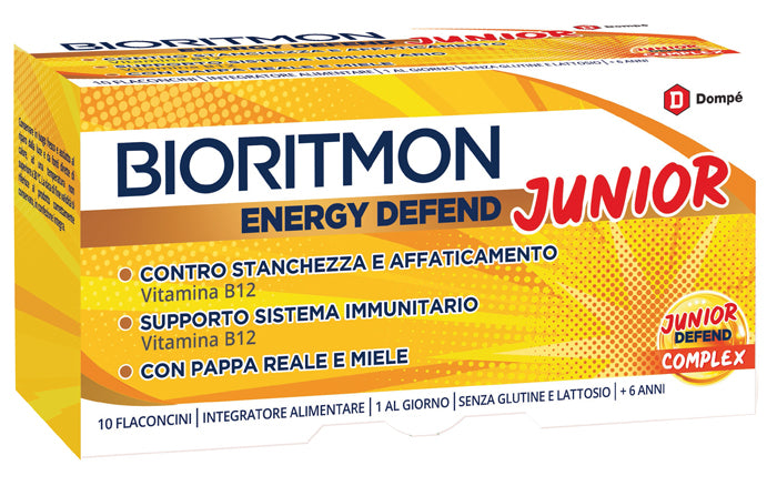 Bioritmon Energy Defend Junior 10 Flaconcini 10 Ml - Bioritmon Energy Defend Junior 10 Flaconcini 10 Ml