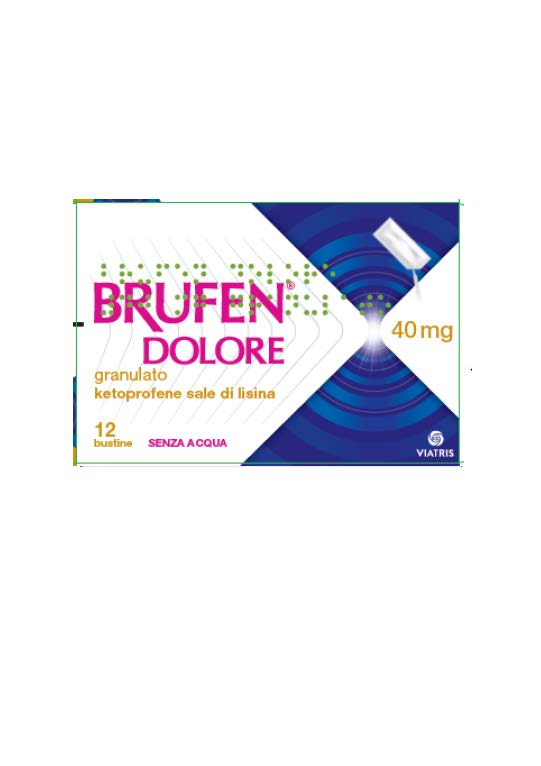 Brufen Dolore Orosolubile 12 Bustine 40mg - Brufen Dolore Orosolubile 12 Bustine 40mg