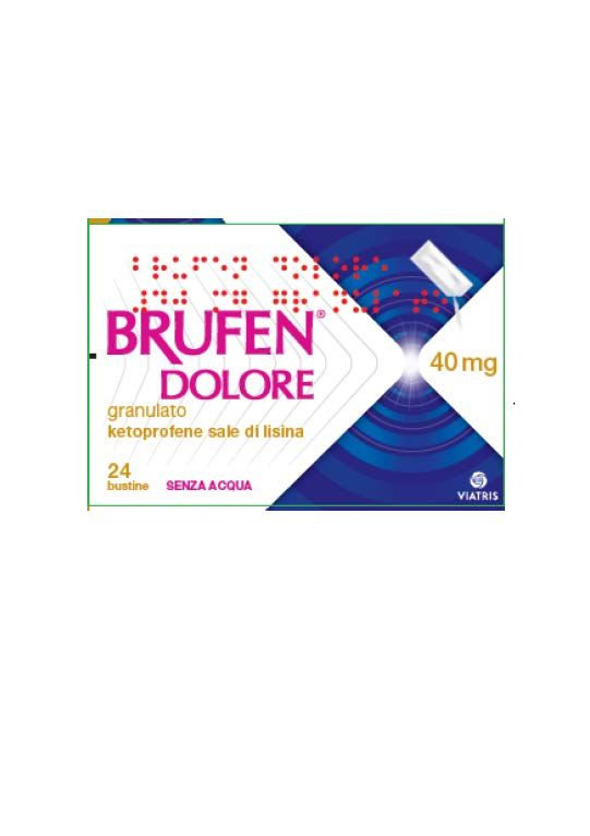 Brufen Dolore Orosolubile 24 Bustine 40mg - Brufen Dolore Orosolubile 24 Bustine 40mg