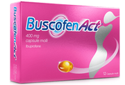 BuscofenAct 400 mg Con Ibuprofene Analgesico Contro Dolori Forti Da Ciclo 12 Capsule Molli