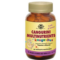 Cangurini Multinutrients Frutti Bosco 60 Compresse