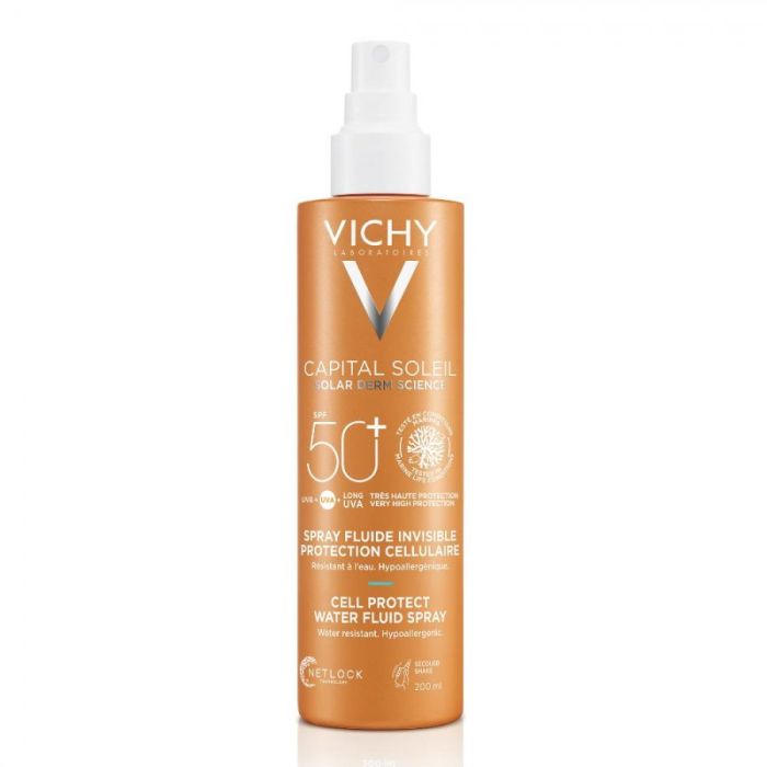 Vichy Capital Soleil Solare Spray Anti-Disidratazione Texture Ultra-Leggera 50+ SPF 200 ml - Vichy Capital Soleil Solare Spray Anti-Disidratazione Texture Ultra-Leggera 50+ SPF 200 ml