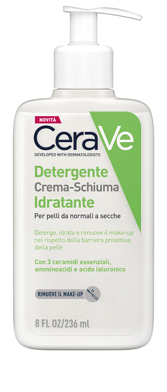 Cerave Cream To Foam Cleanser 236 Ml - Cerave Cream To Foam Cleanser 236 Ml
