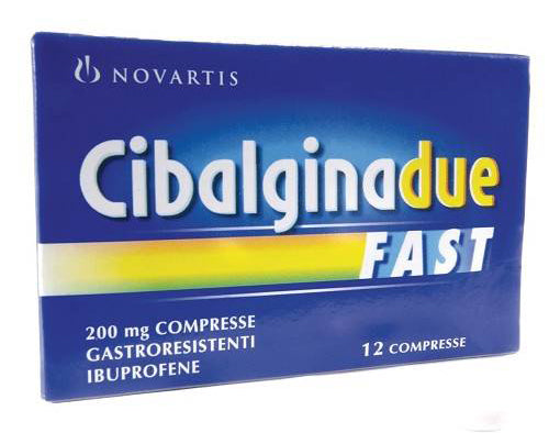 CIBALGINA DUE FAST 200 MG COMPRESSE GASTRORESISTENTI - CIBALGINA DUE FAST 200 MG COMPRESSE GASTRORESISTENTI