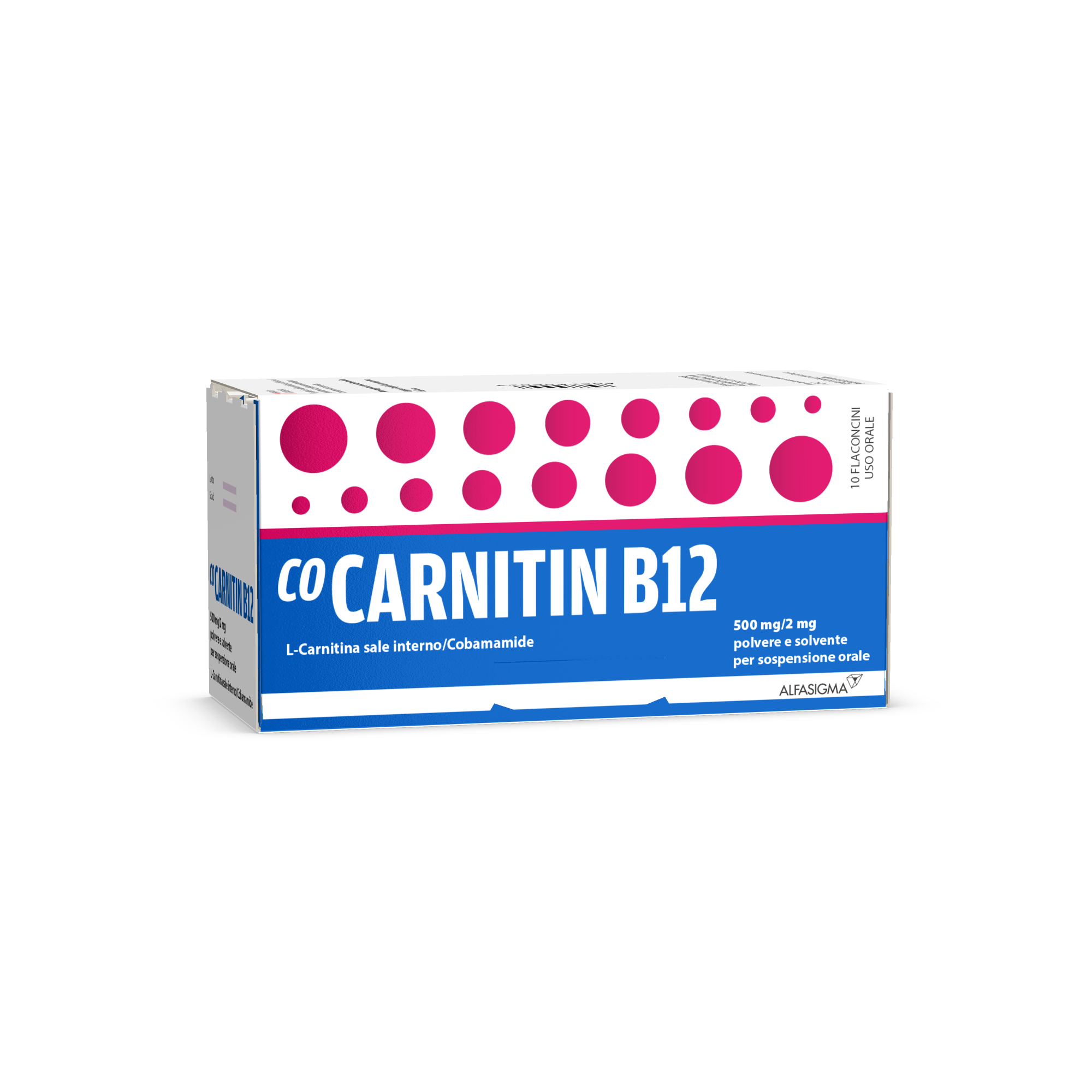 COCARNITIN B12 500 MG / 2 MG POLVERE E SOLVENTE PER SOSPENSIONE ORALE