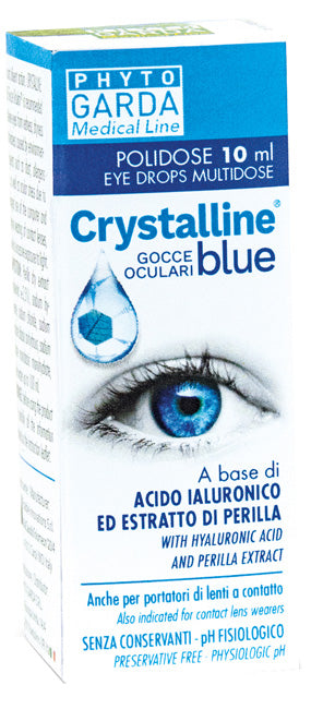 Crystalline Blue Gocce Oculari Polidose 10ml - Crystalline Blue Gocce Oculari Polidose 10ml