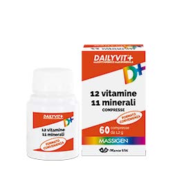 Dailyvit+ 12 Vitamine 11 Minerali 60 Compresse Integratore Multivitaminico Multiminerale