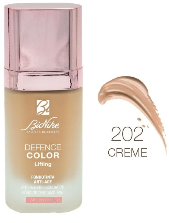 Bionike Defence Color Fondotinta Lifting 202 Creme 30ml - Bionike Defence Color Fondotinta Lifting 202 Creme 30ml