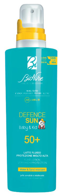Bionike Defence Sun Baby&Kid Latte Fluido Corpo 200ml SPF50+ - Bionike Defence Sun Baby&Kid Latte Fluido Corpo 200ml SPF50+
